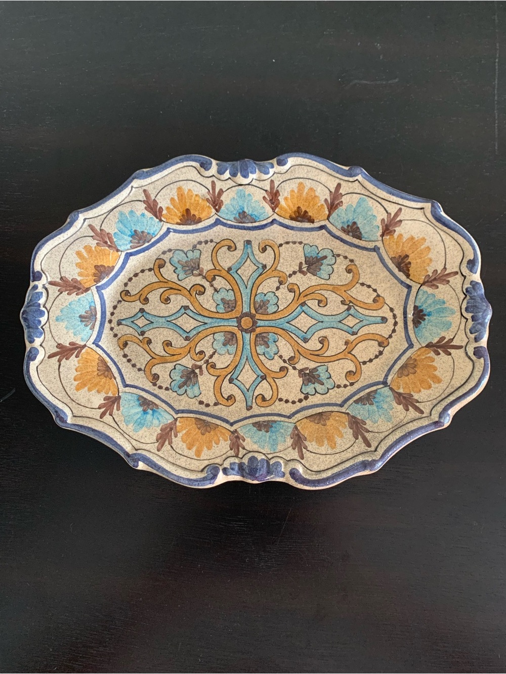 Spanish Hand Painted Ceramic Art Wall Decor El Azulejo Sevilla Seville Sivella